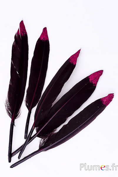 Oie Lame paillettes cerises - 10-15 cm - café